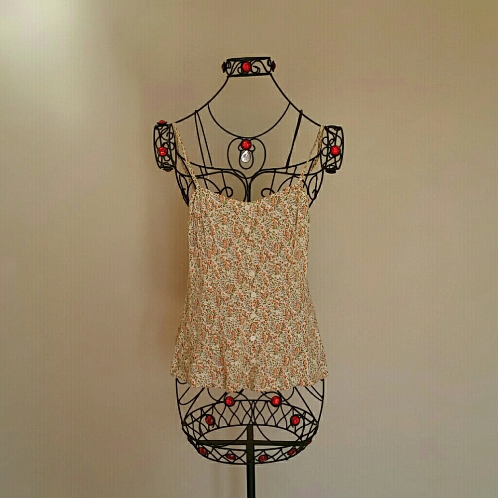Floral tank top
